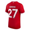 Liverpool 2023-24 Darwin 27 Hjemme - Herre Fotballdrakt